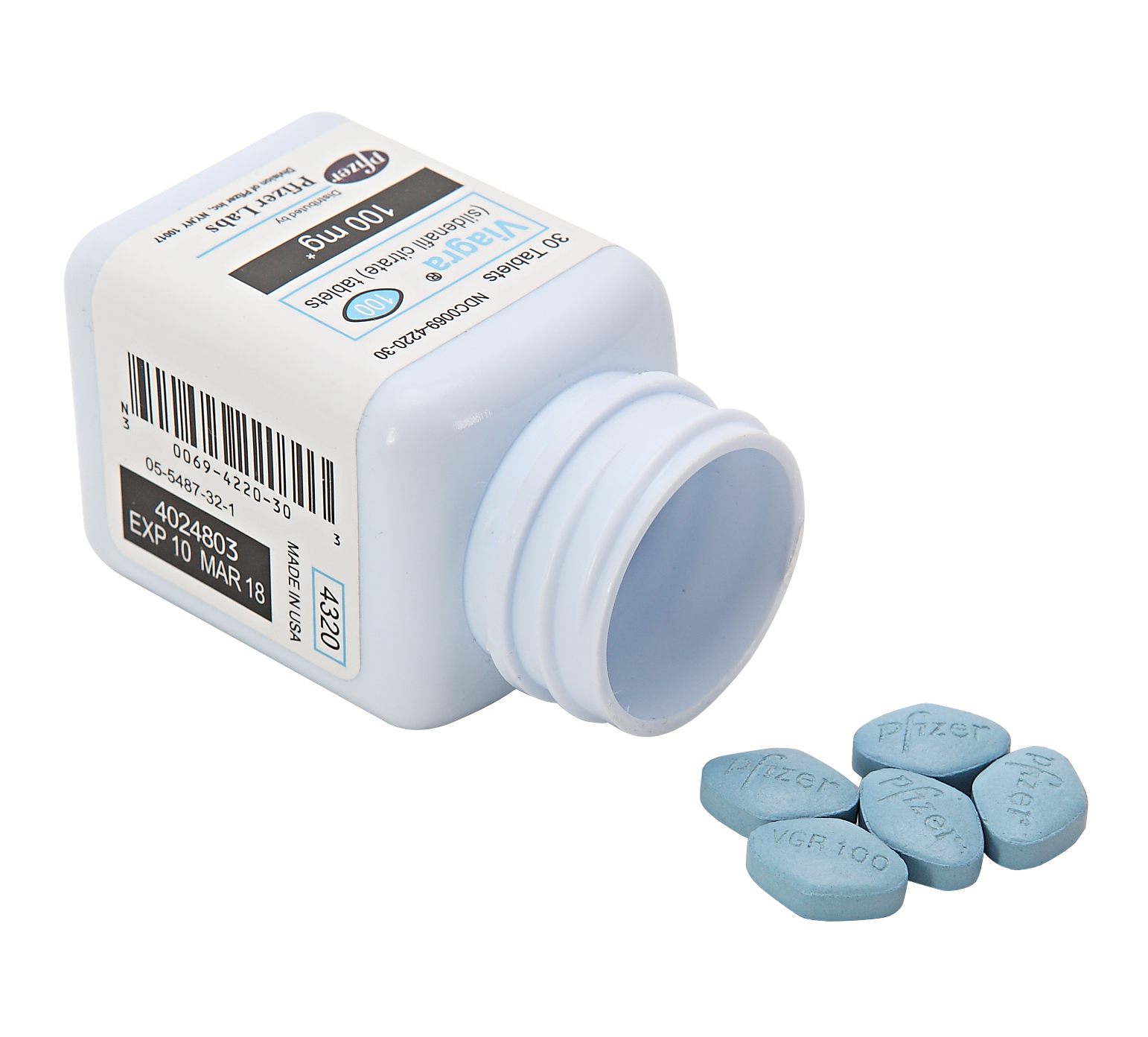 Viagra100mg Sildenafil-Tabletten Behandlung der erektilen Dysfunktion des Penis – Bild 2